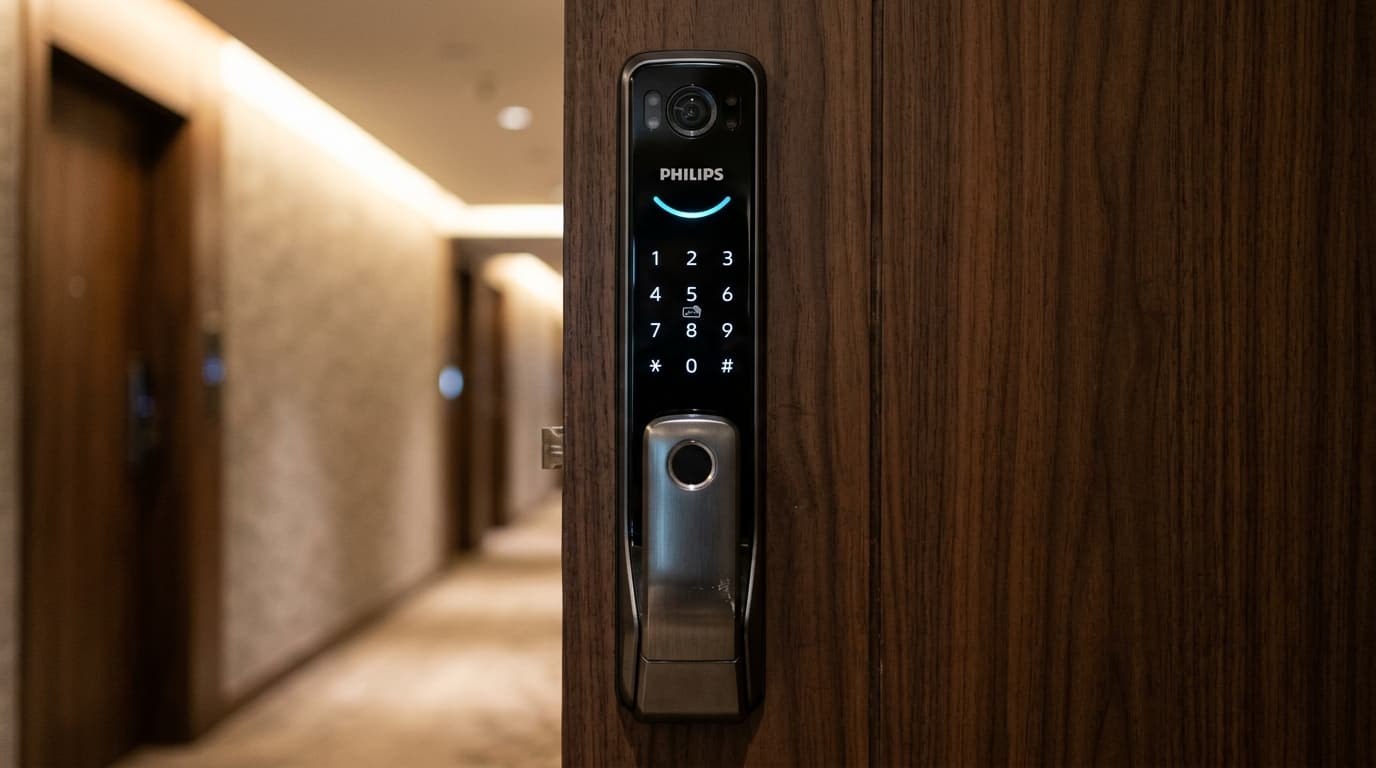 Wi-Fi, BLE, NFC ve Zigbee Protokol Destekli Akıllı Kapı Kilitleri